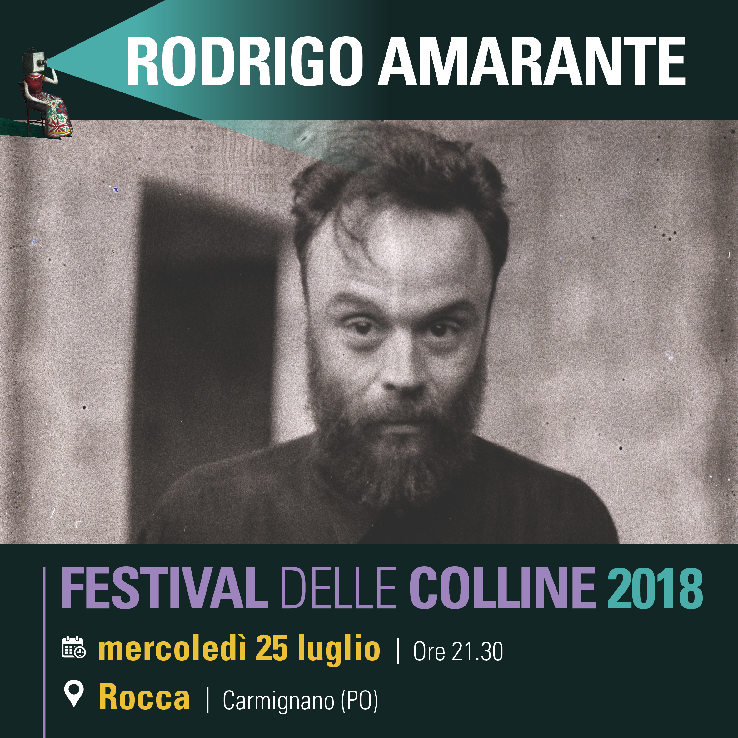 Rodrigo Amarante al festival delle Colline 2018